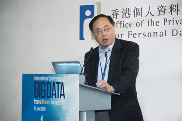 行政长官创新及科技顾问杨伟雄议员作为主礼嘉宾，致开幕词。